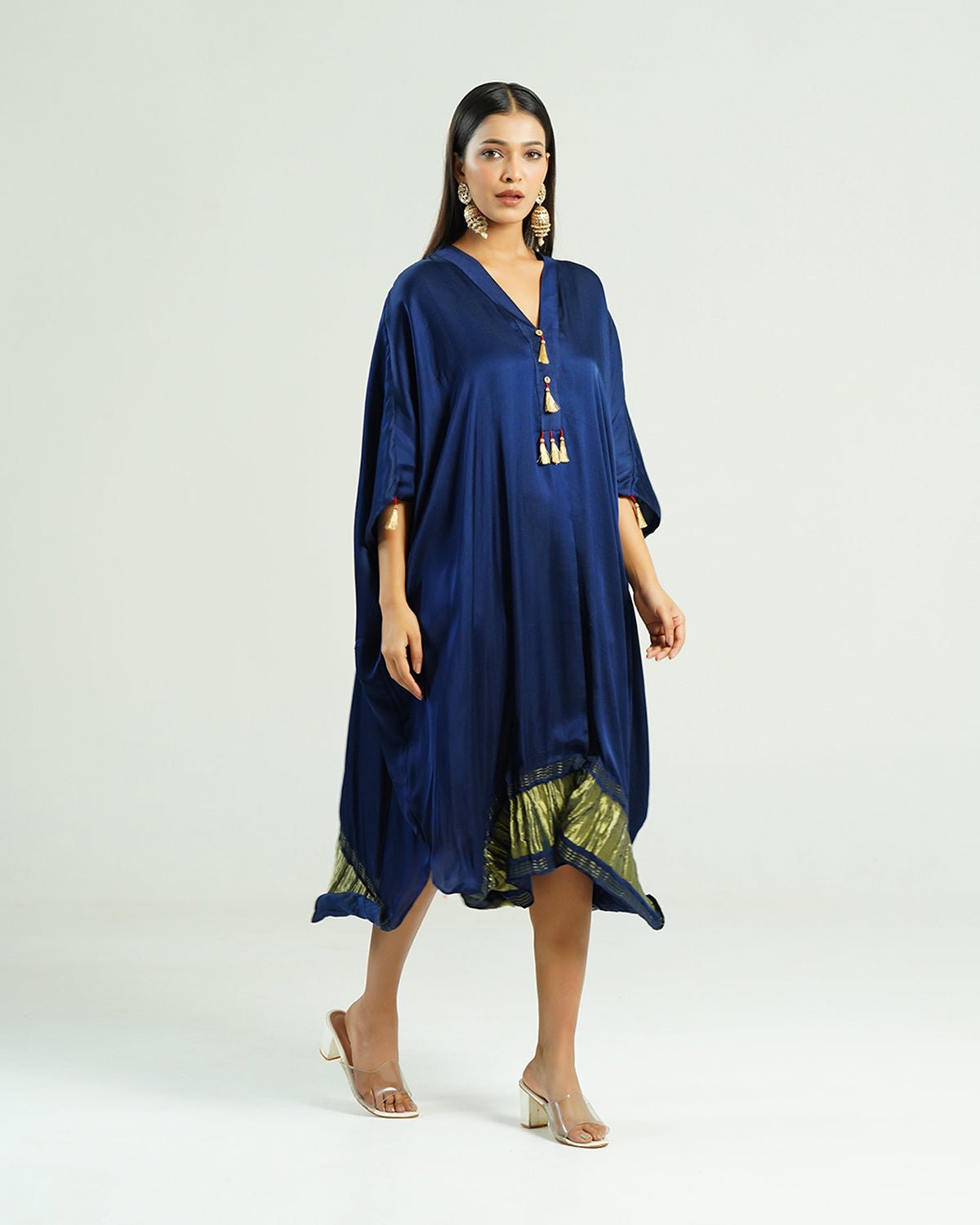 Kaftan Kutch - Royal Blue / Gold - Mayura Kumar