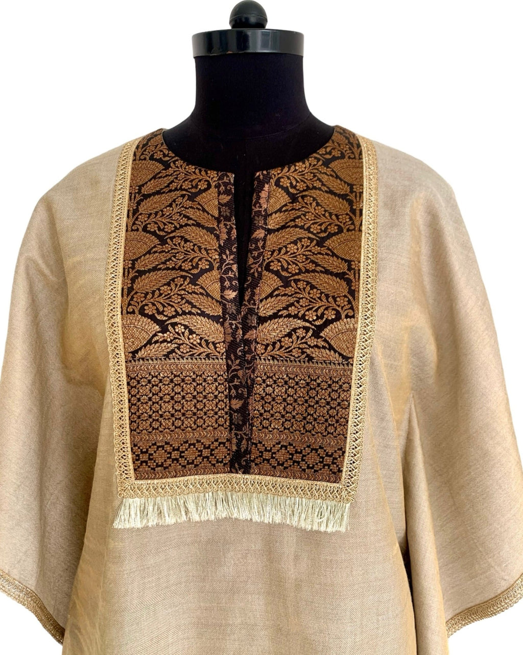 Kaftan Mini Banarasi - Silver / Black / Gold - Mayura Kumar