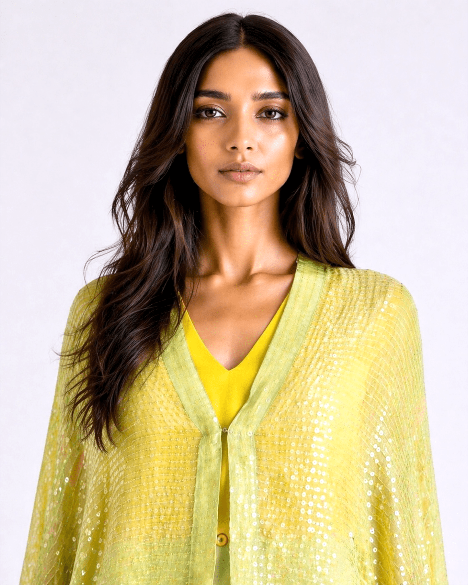 Kurta Set Floral - Green / Lemon - Mayura Kumar