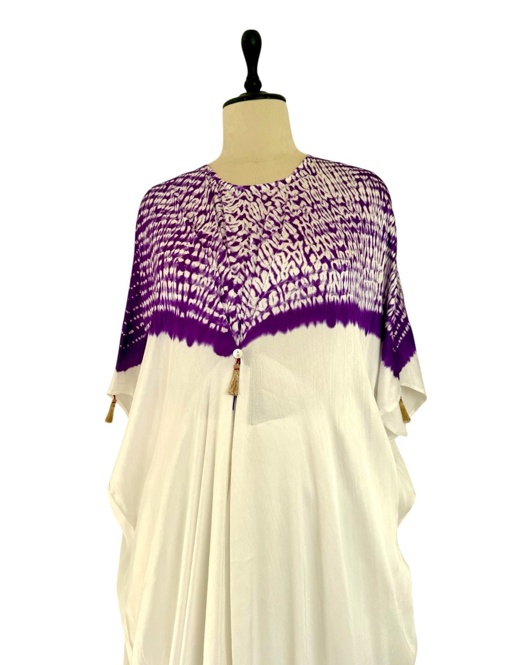 Kurta Set Shibori - Ivory/Purple - Mayura Kumar
