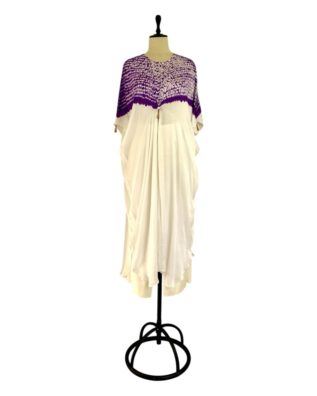 Kurta Set Shibori - Ivory/Purple - Mayura Kumar