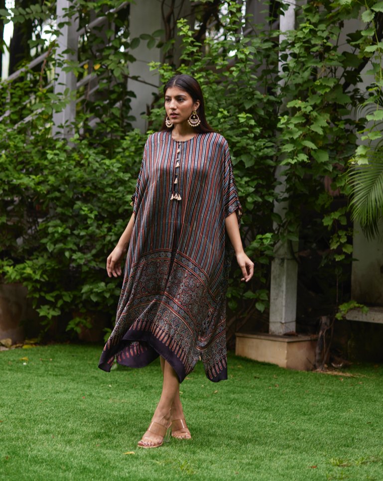 Kaftan - Black/Indigo - Mayura Kumar