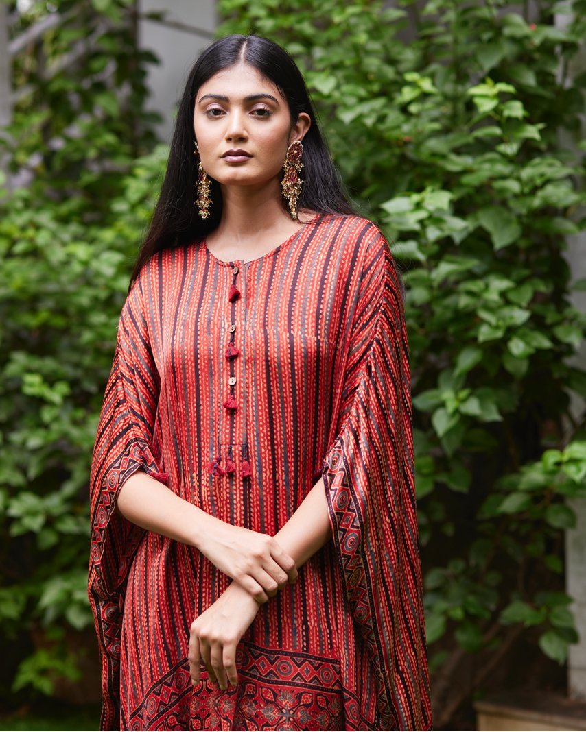 Kaftan - Red/Black - Mayura Kumar