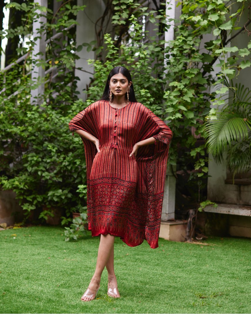 Kaftan - Red/Black - Mayura Kumar