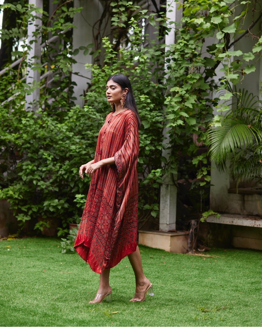 Kaftan - Red/Black - Mayura Kumar