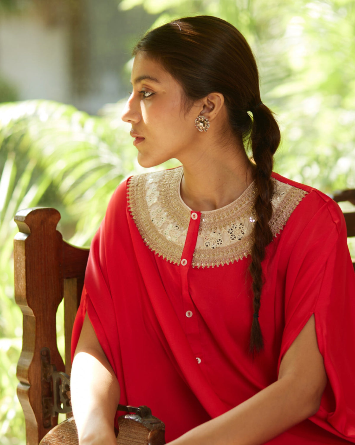Kurta Set - Red/Ivory - Mayura Kumar