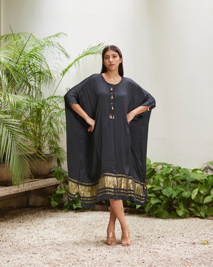 Kaftan - Grey/Gold - Mayura Kumar