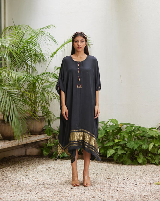 Kaftan - Grey/Gold - Mayura Kumar