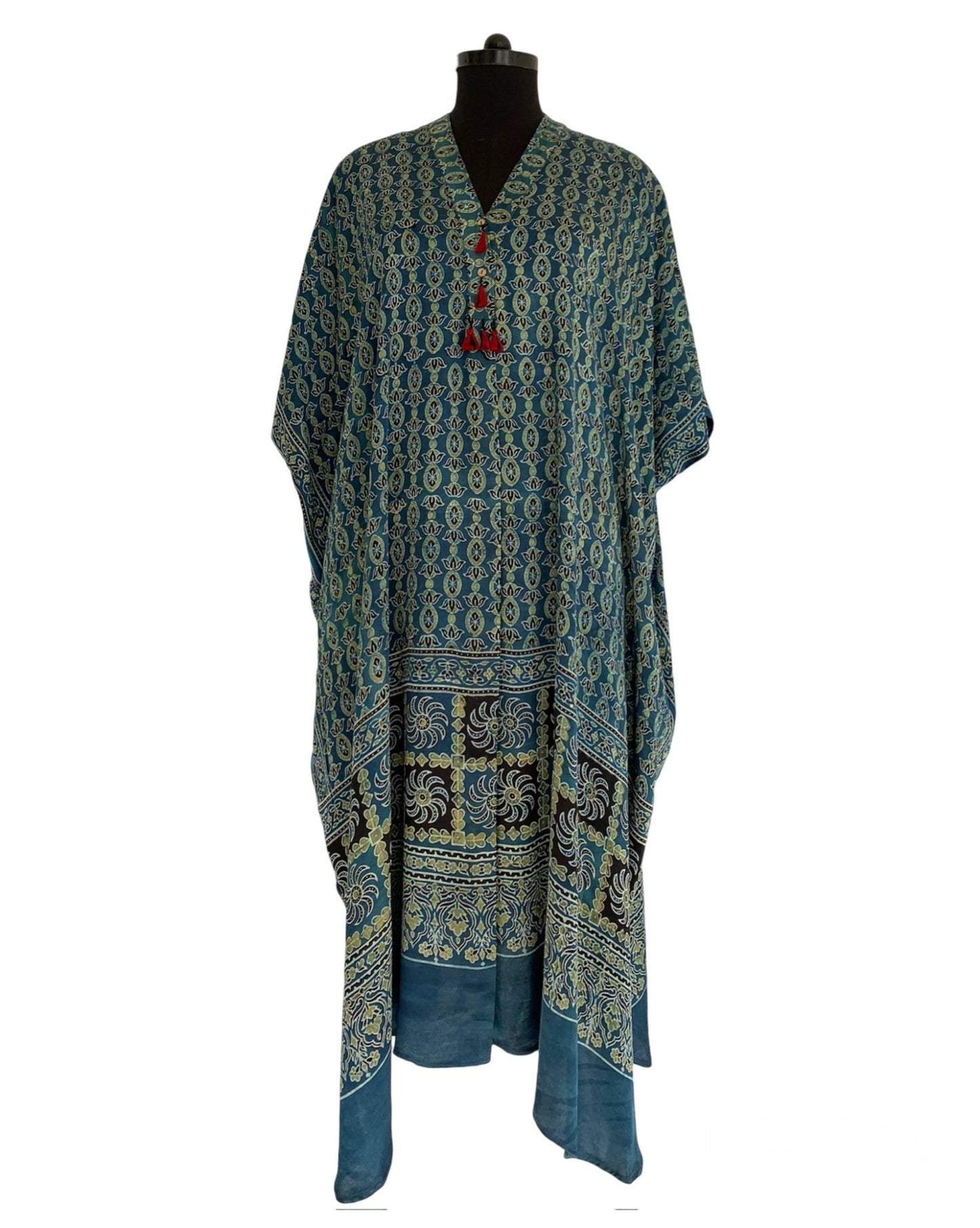 Kaftan -Indigo/Green - Mayura Kumar