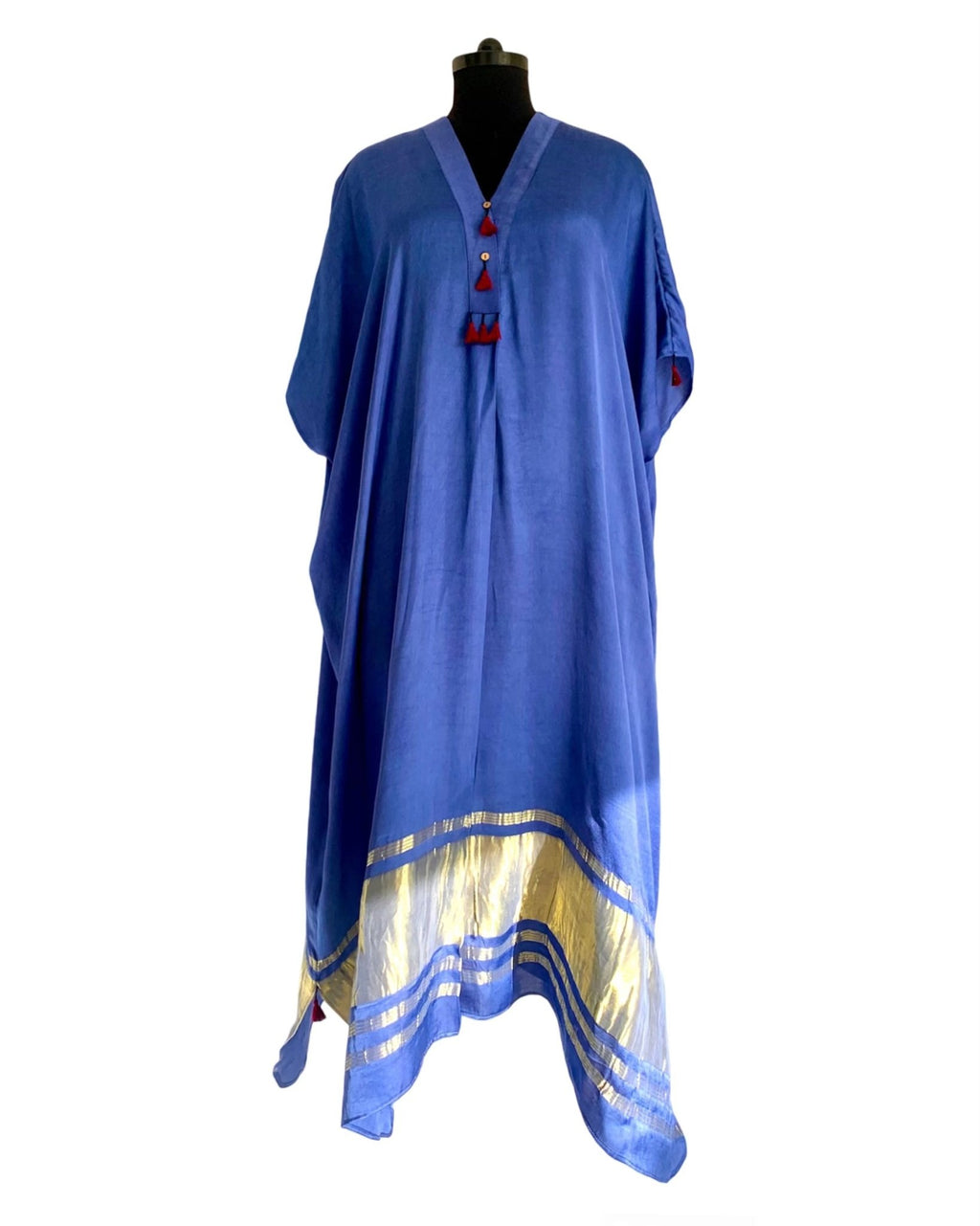 Kaftan - Ink Blue/Gold - Mayura Kumar