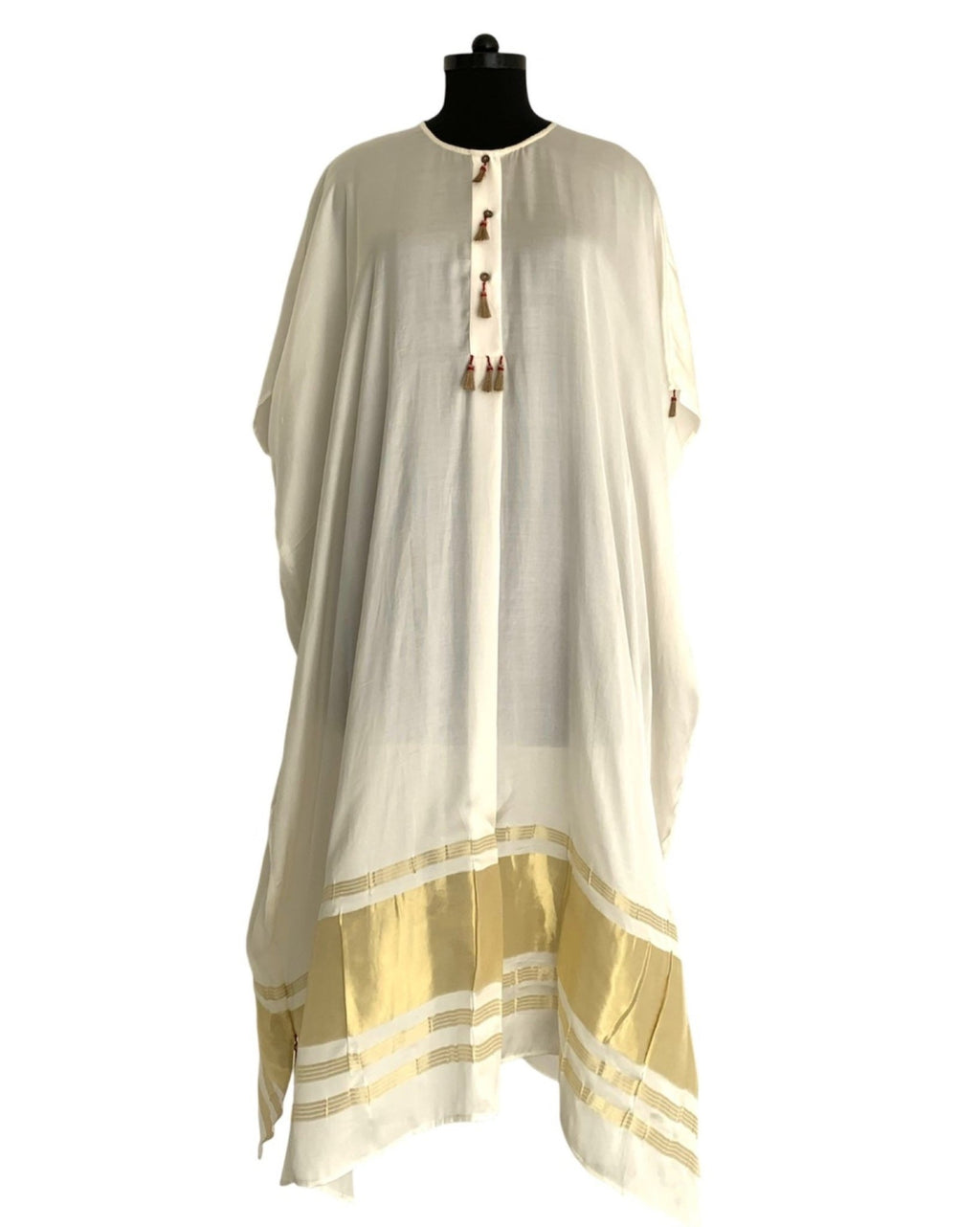 Kaftan - Ivory/Gold - Mayura Kumar