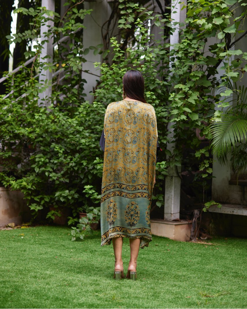 Kaftan - Mint Green/Black - Mayura Kumar