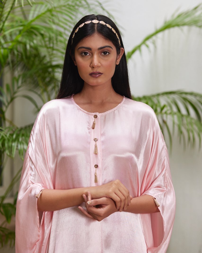 Kaftan - Pink/Gold - Mayura Kumar