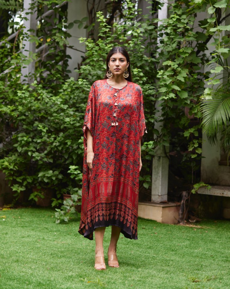 Kaftan - Red/Black - Mayura Kumar