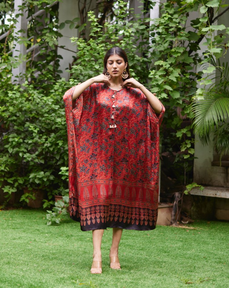 Kaftan - Red/Black - Mayura Kumar