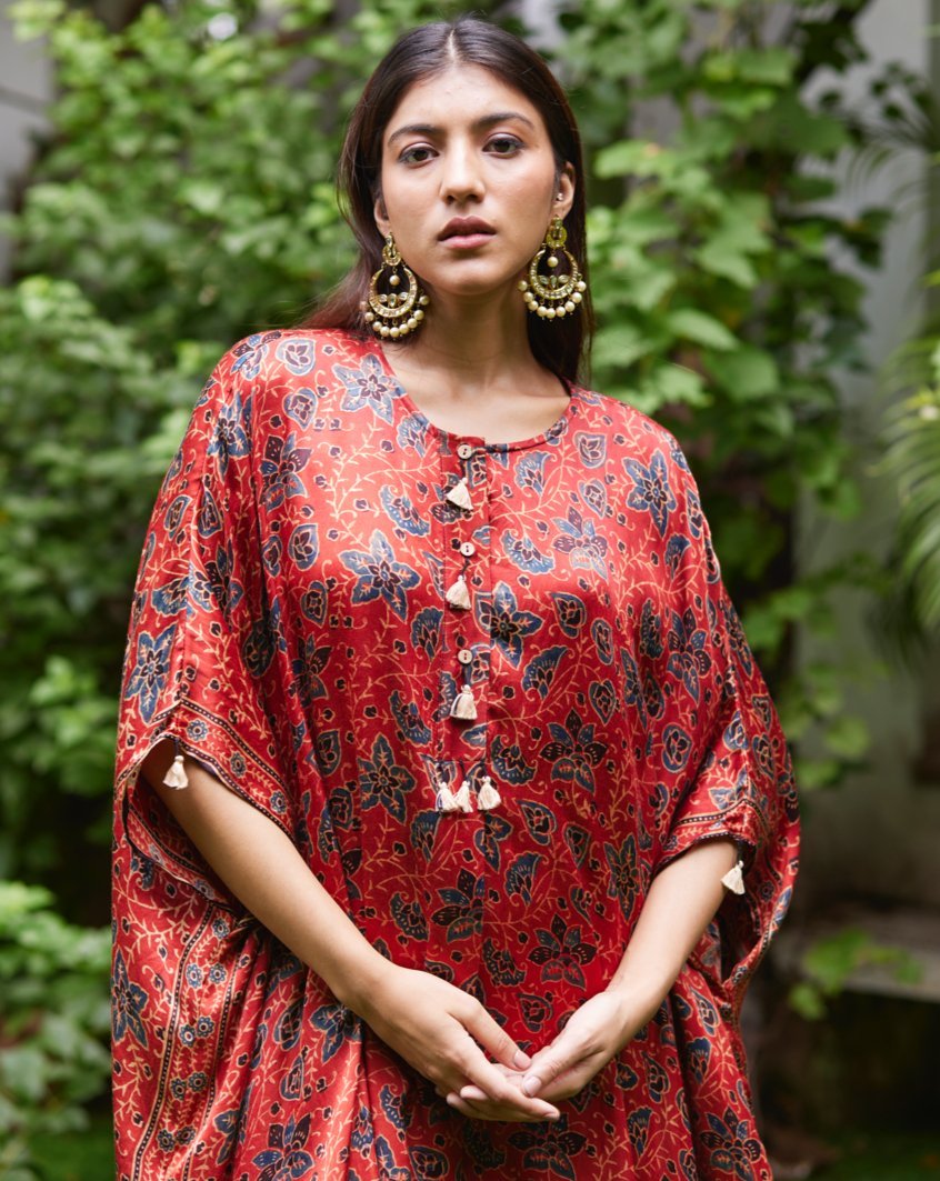 Kaftan - Red/Black - Mayura Kumar