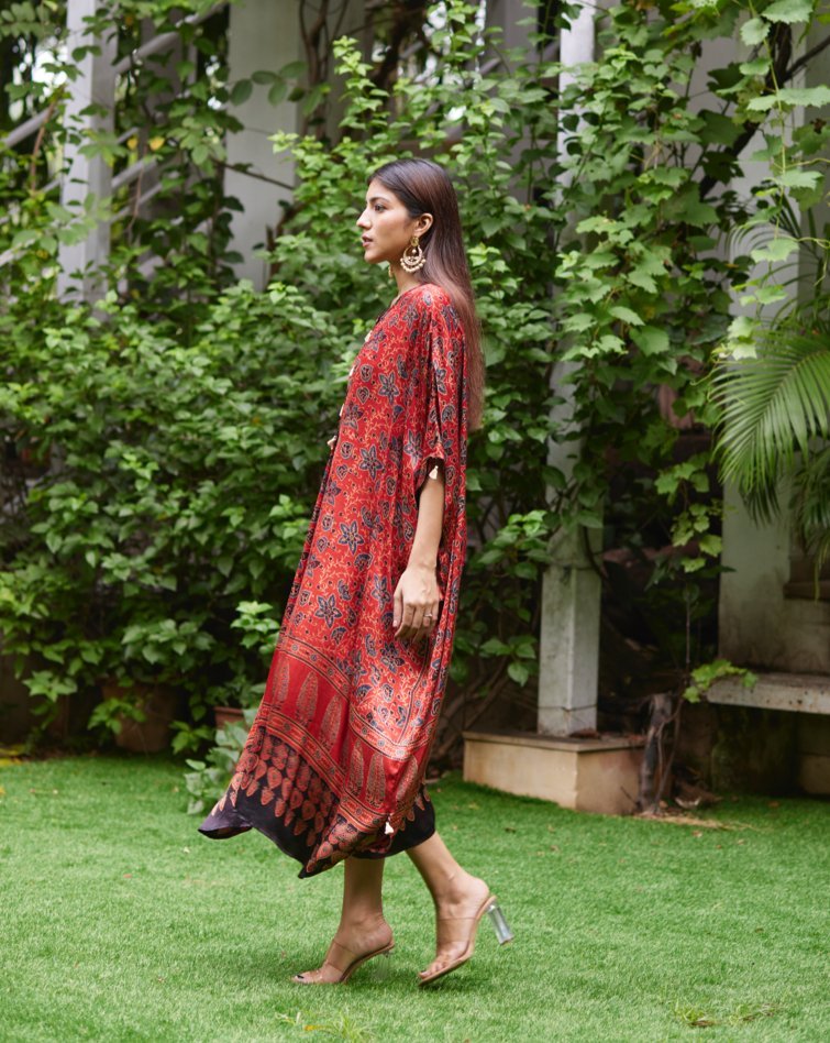 Kaftan - Red/Black - Mayura Kumar