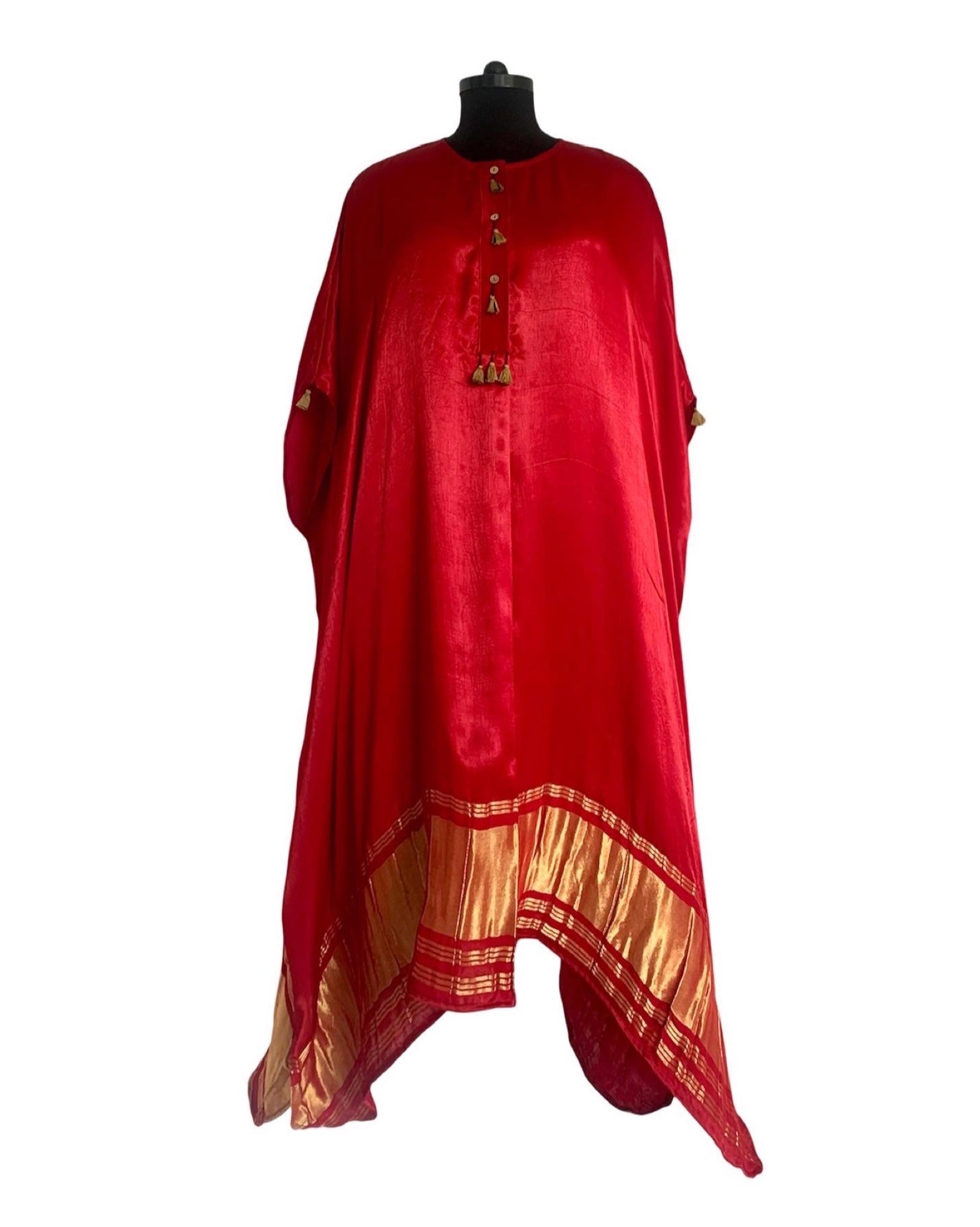 Kaftan -Red/Gold - Mayura Kumar