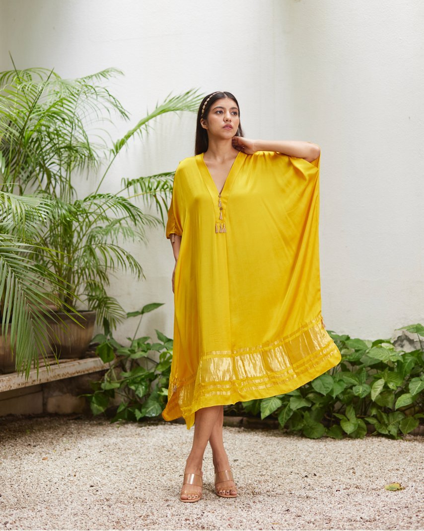 Kaftan - Yellow/Gold - Mayura Kumar