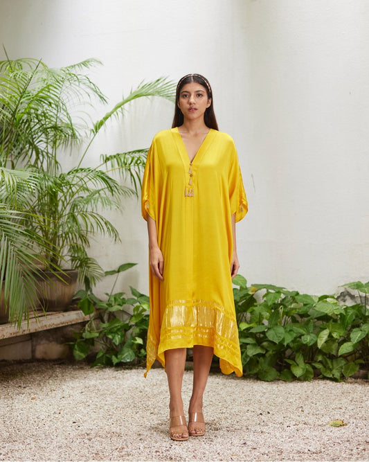 Kaftan - Yellow/Gold - Mayura Kumar