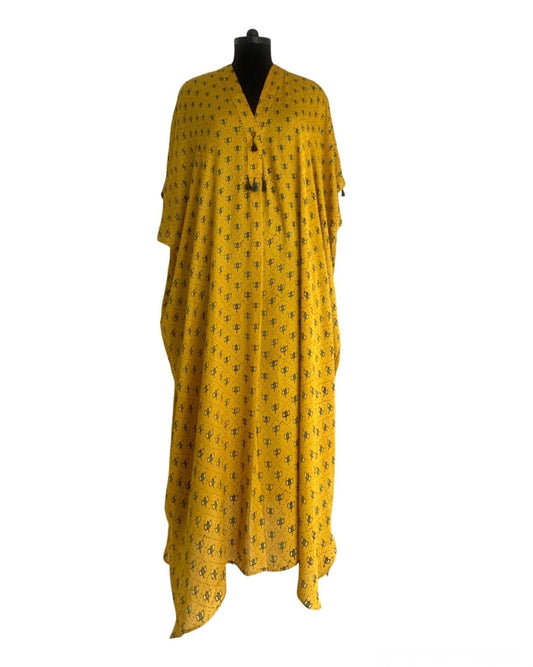 Kaftan - Yellow/Green - Mayura Kumar