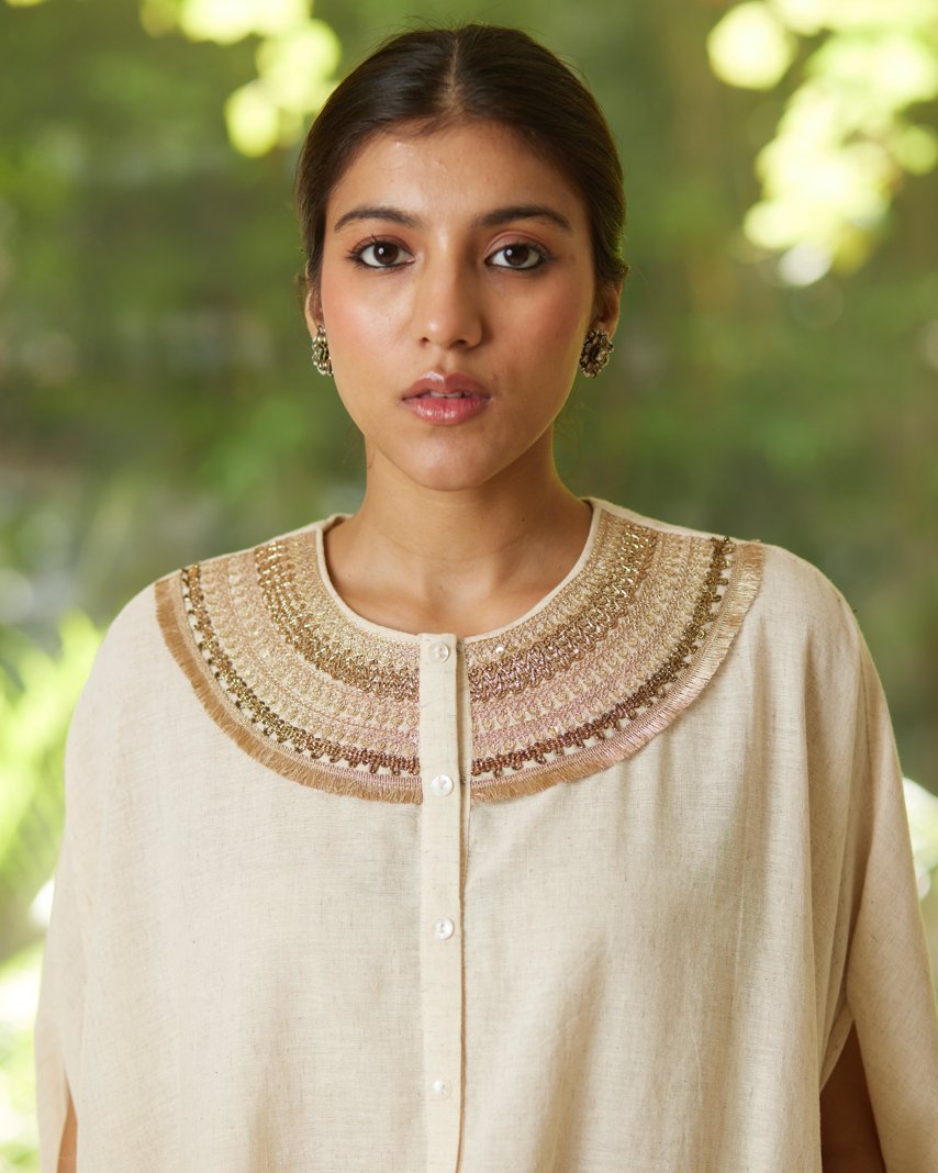 Kurta Set - Ivory/Gold - Mayura Kumar