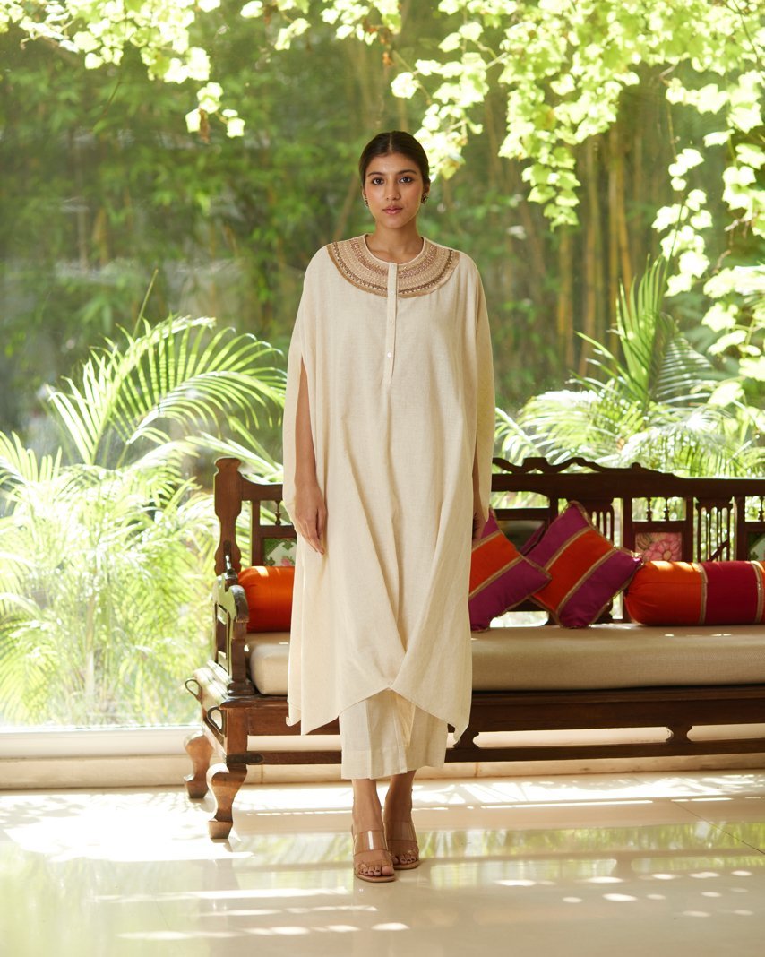 Kurta Set - Ivory/Gold - Mayura Kumar