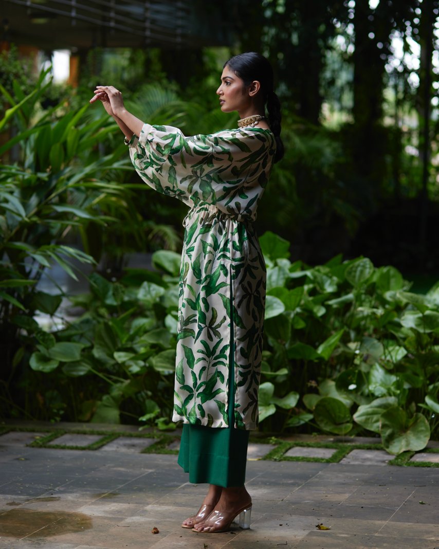 Kurta Set - Ivory/Green - Mayura Kumar