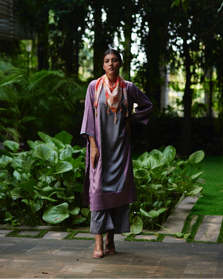 Kurta Set - Lilac/Grey - Mayura Kumar