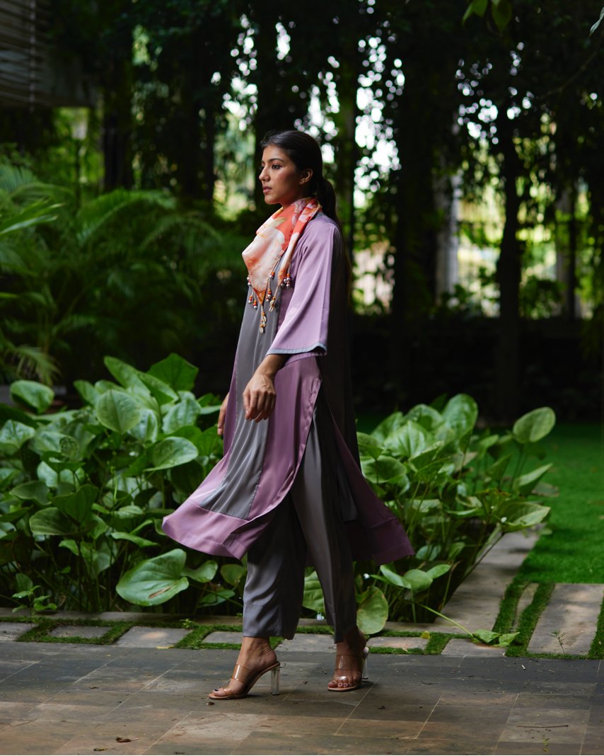 Kurta Set - Lilac/Grey - Mayura Kumar