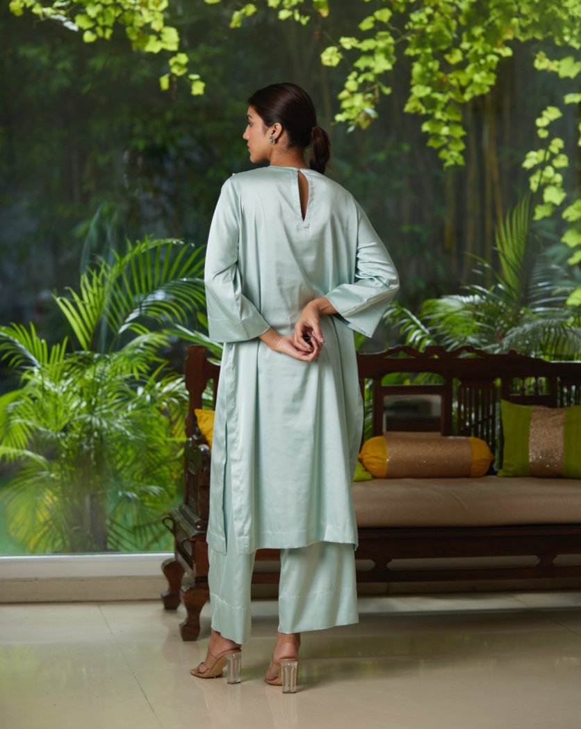 Kurta Set - Mint/Gold - Mayura Kumar