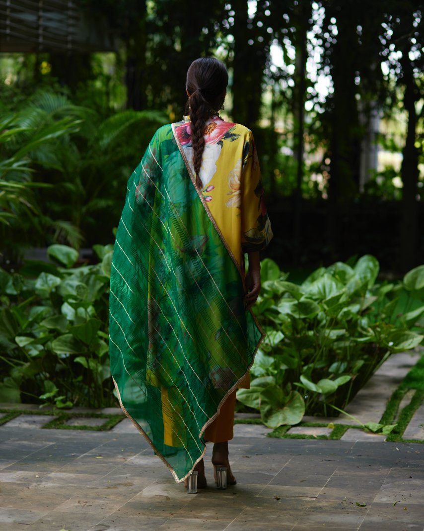 Kurta Set - Yellow/Green - Mayura Kumar